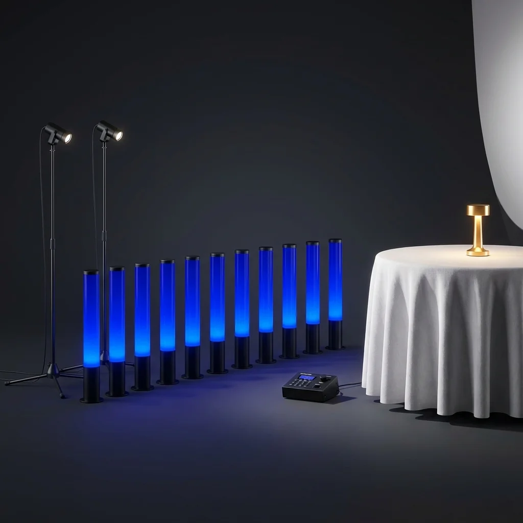 Iluminação de Ambiente para Jantares e Galas — imagem de produto em estúdio