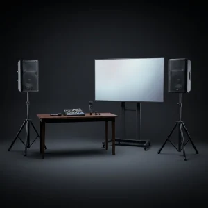 Pacote Som e Imagem para Sessões até 50 Pessoas (com LCD) — imagem de produto em estúdio